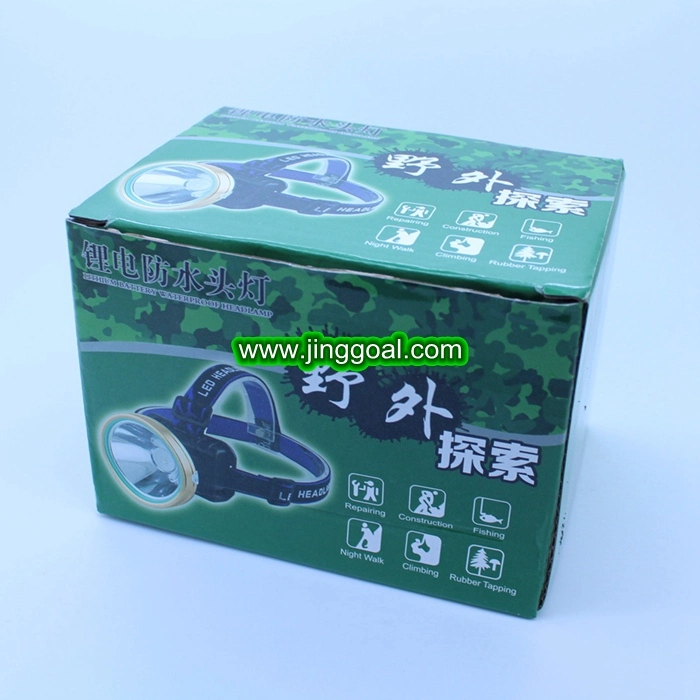 Rechargeable Lithium Battery Waterproof LED Headlamp