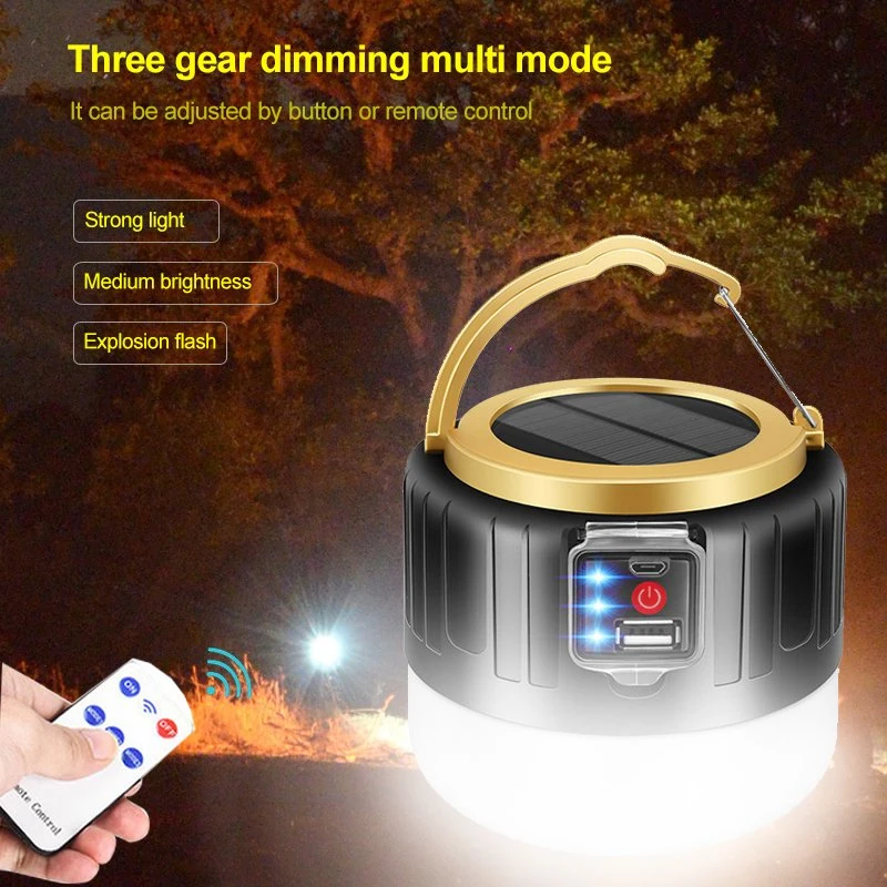 Goldmore2 Solar LED Camping Tent Light Household Emergency Outdoor Lighting