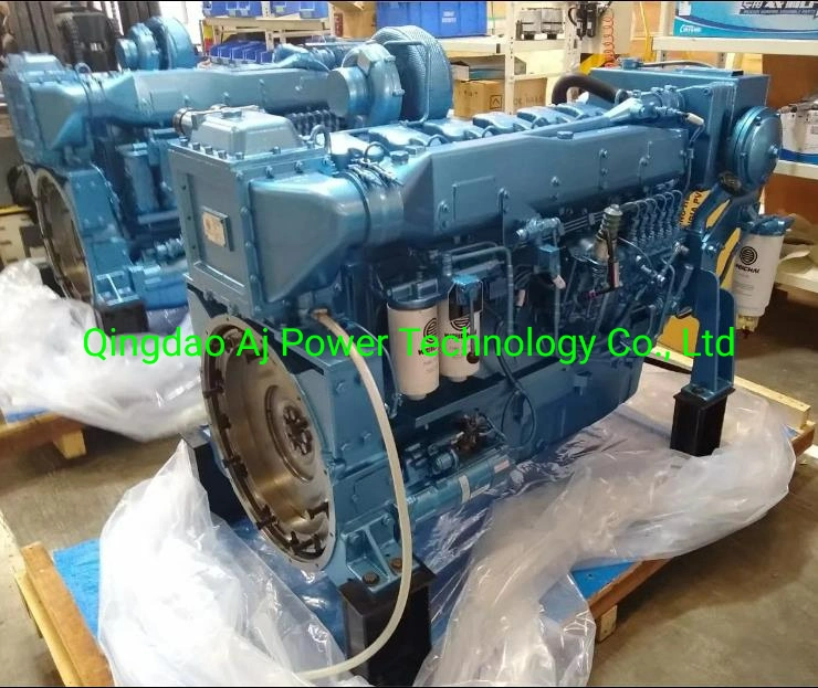 Hot Sale 300HP Diesel Marine Engine Weichai Wd12/ Wd618 Boat Engine