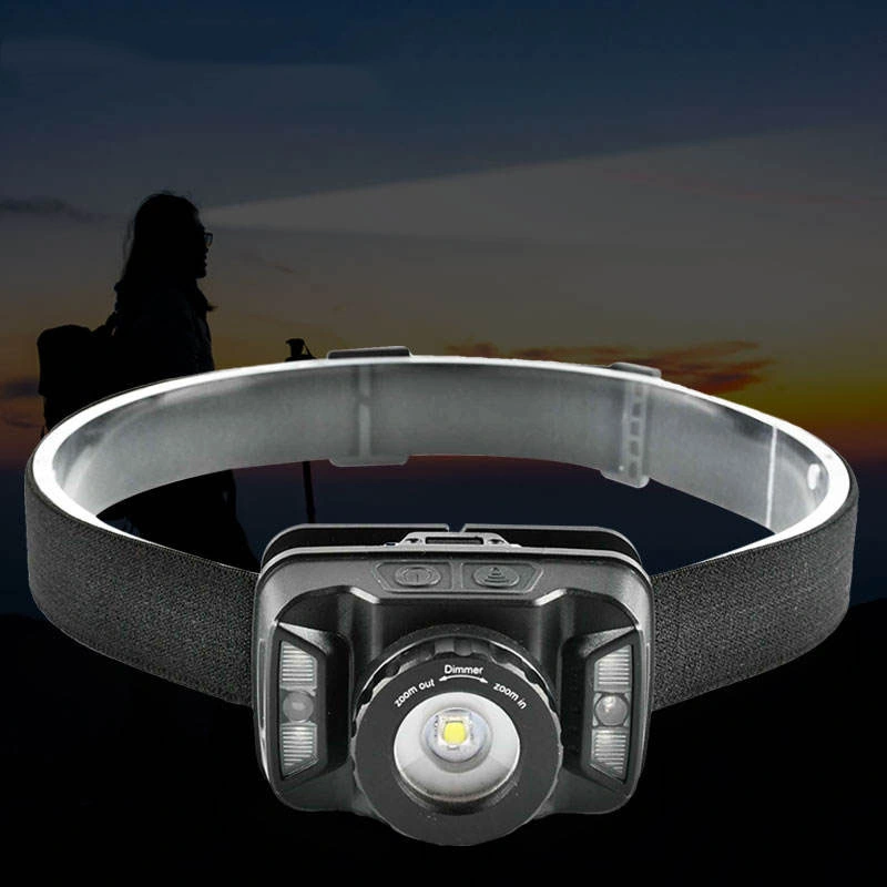 Glodmore2 Modes Waterproof 300 Lumen Powerful Xpg SMD LED Rechargeable Sensor Headlamp Head