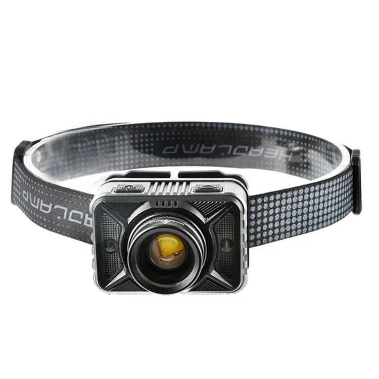 Glodmore2 60 Adjustable Zoomable USB Charging Sensor Function LED Headlamp Headlight with 4 Lighting Modes