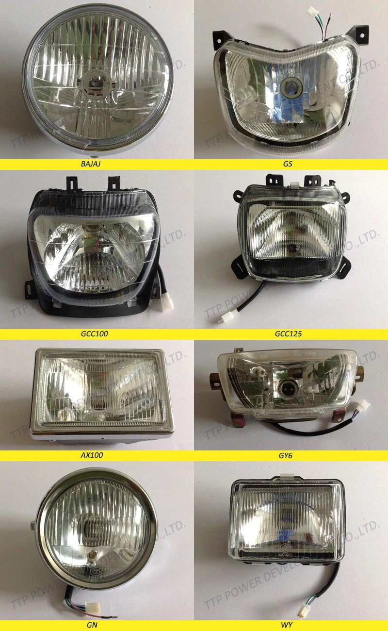 Honda Cm125 Motorcycle Accessories Motorcycle Headlight, 12V35/35W Headlamp PC LED