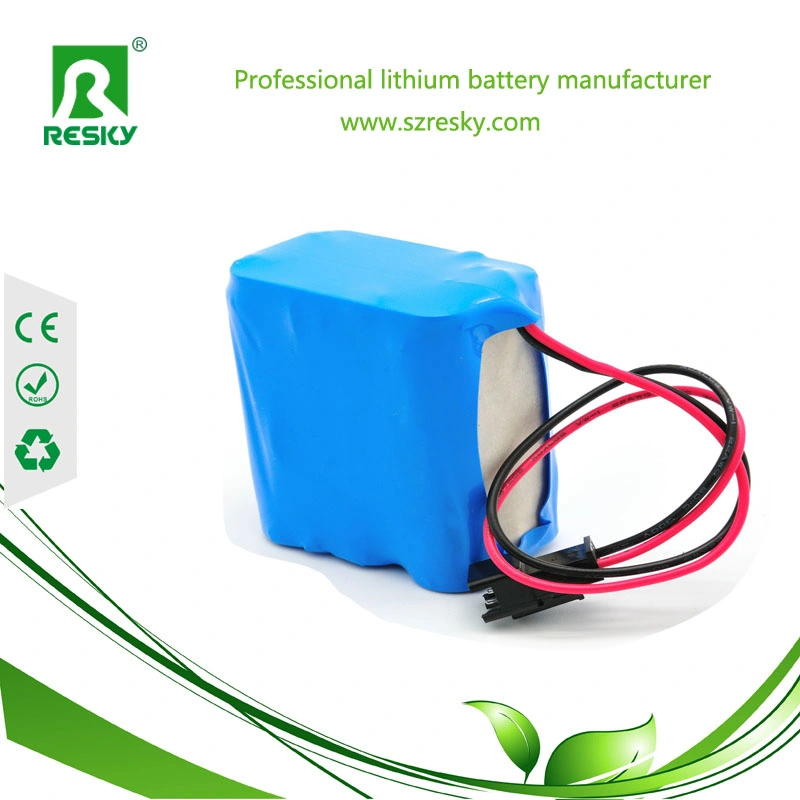 PCM Protected Lithium 18650 7.4V 2s1p 2200mAh Rechargeable Battery