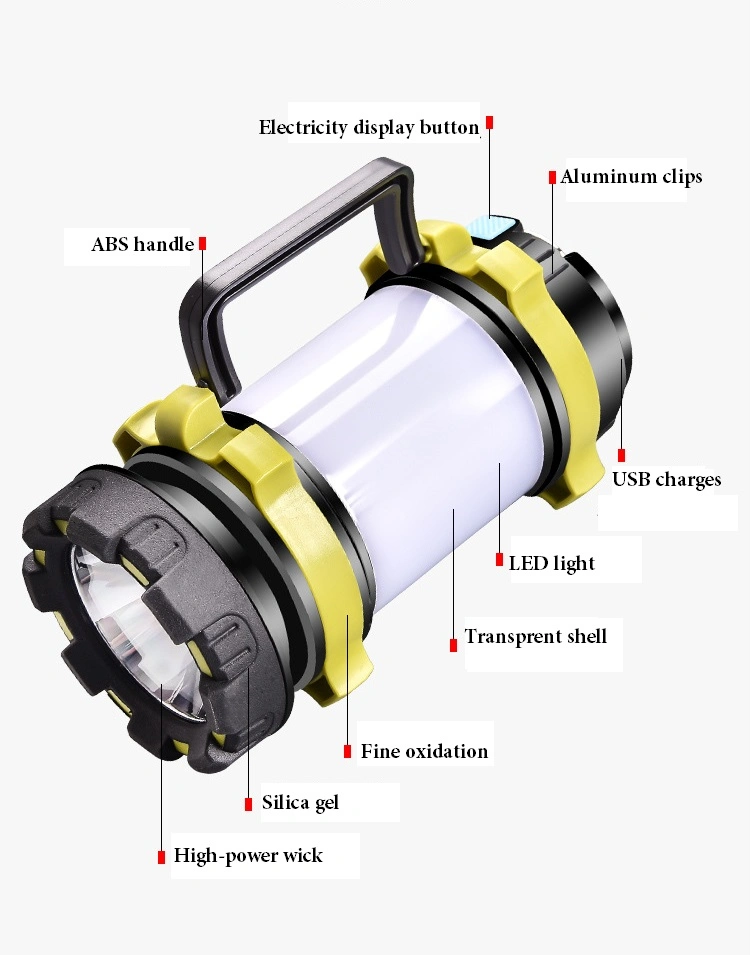 Multifunction Camping Light Portable Rechargeable Emergency LED Camping Lamp Lights