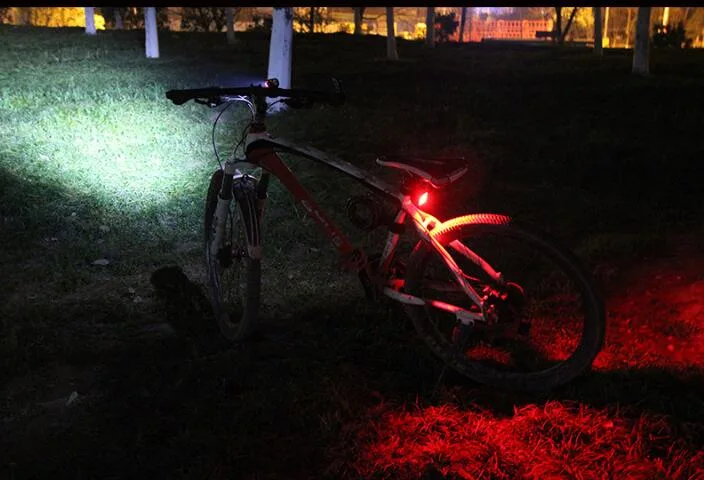 USB Rechargeable Bike Front CREE LED Light Headlight