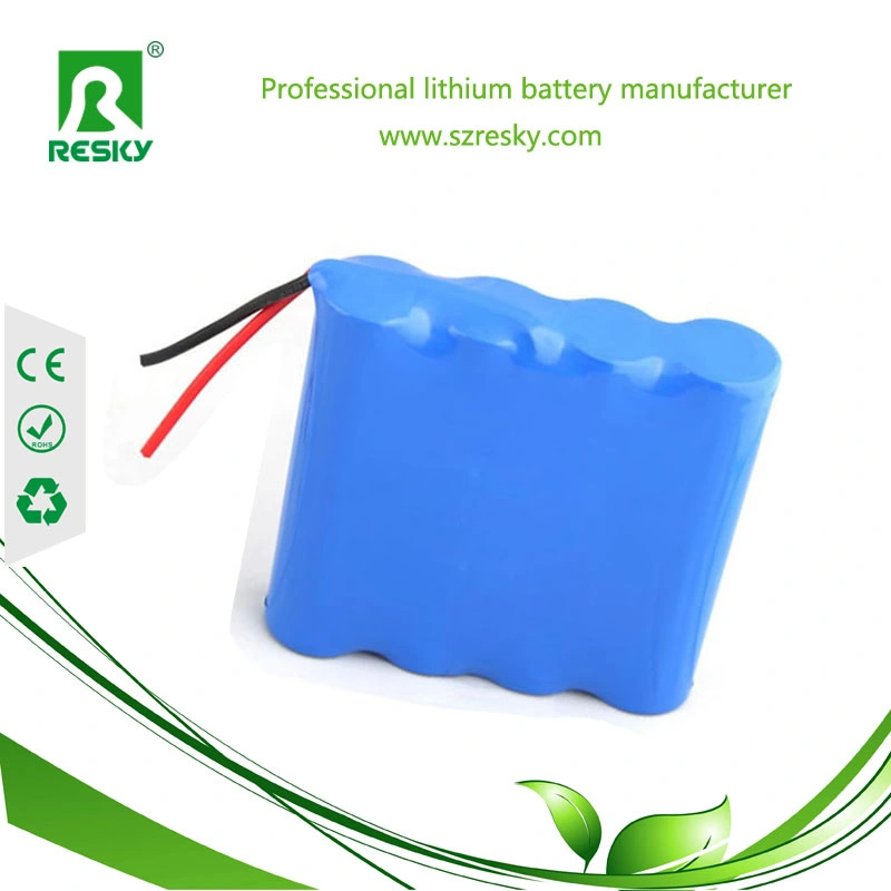 PCM Protected Lithium 18650 7.4V 2s1p 2200mAh Rechargeable Battery