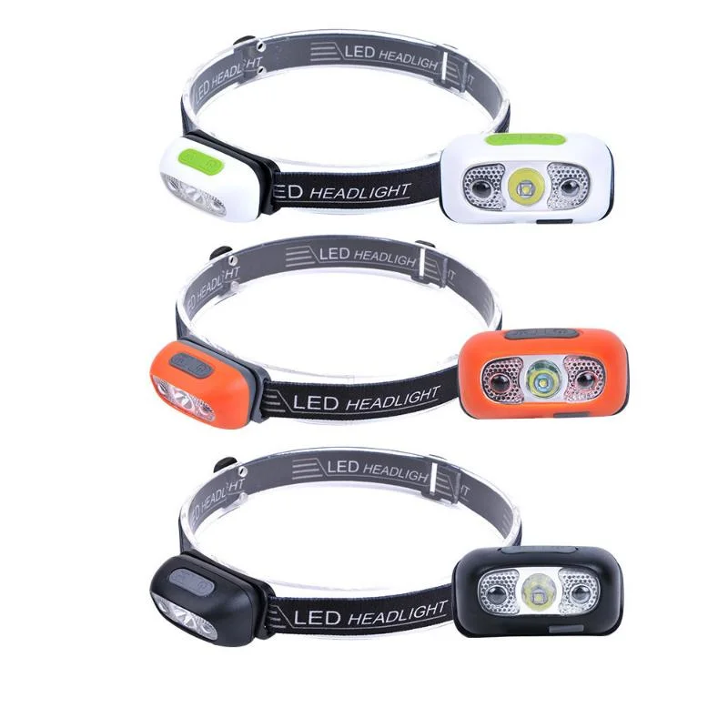 Inductive Body Motion Sensor Headlight Outdoor Camping Light Torch Headlamp