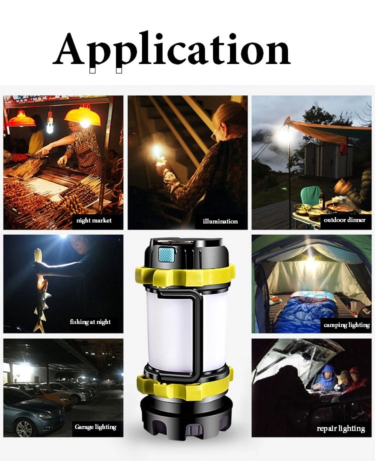 Multifunction Camping Light Portable Rechargeable Emergency LED Camping Lamp Lights