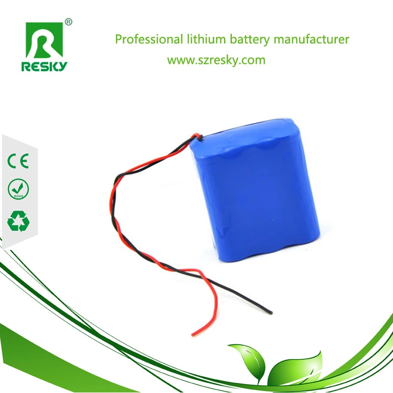 PCM Protected Lithium 18650 7.4V 2s1p 2200mAh Rechargeable Battery