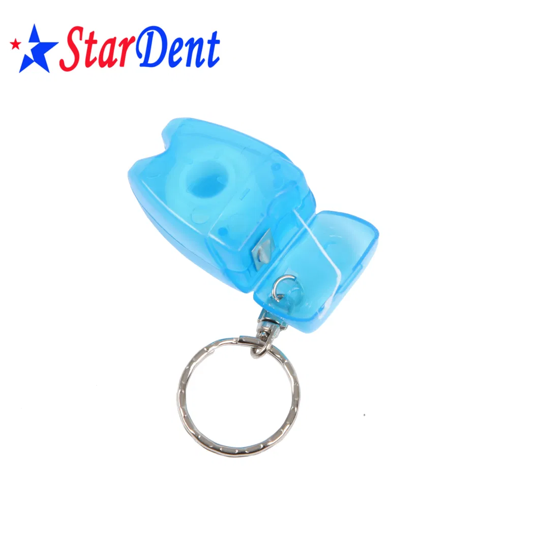 Color Portable Packaging Disposable Oral Cleaning Dental Floss Nylon Waxed Dental Floss