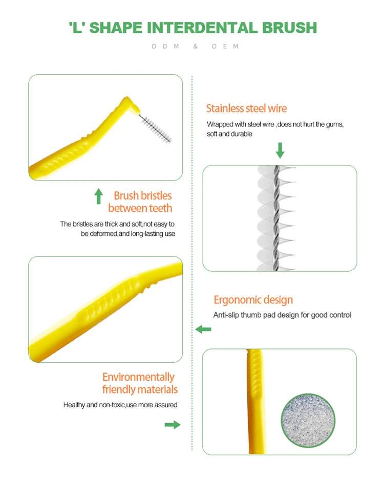 SJ Cheap Oral Care Spot Dental Interdental Type Cleaning Brush Interstitial brush Oral care Interdental Brush