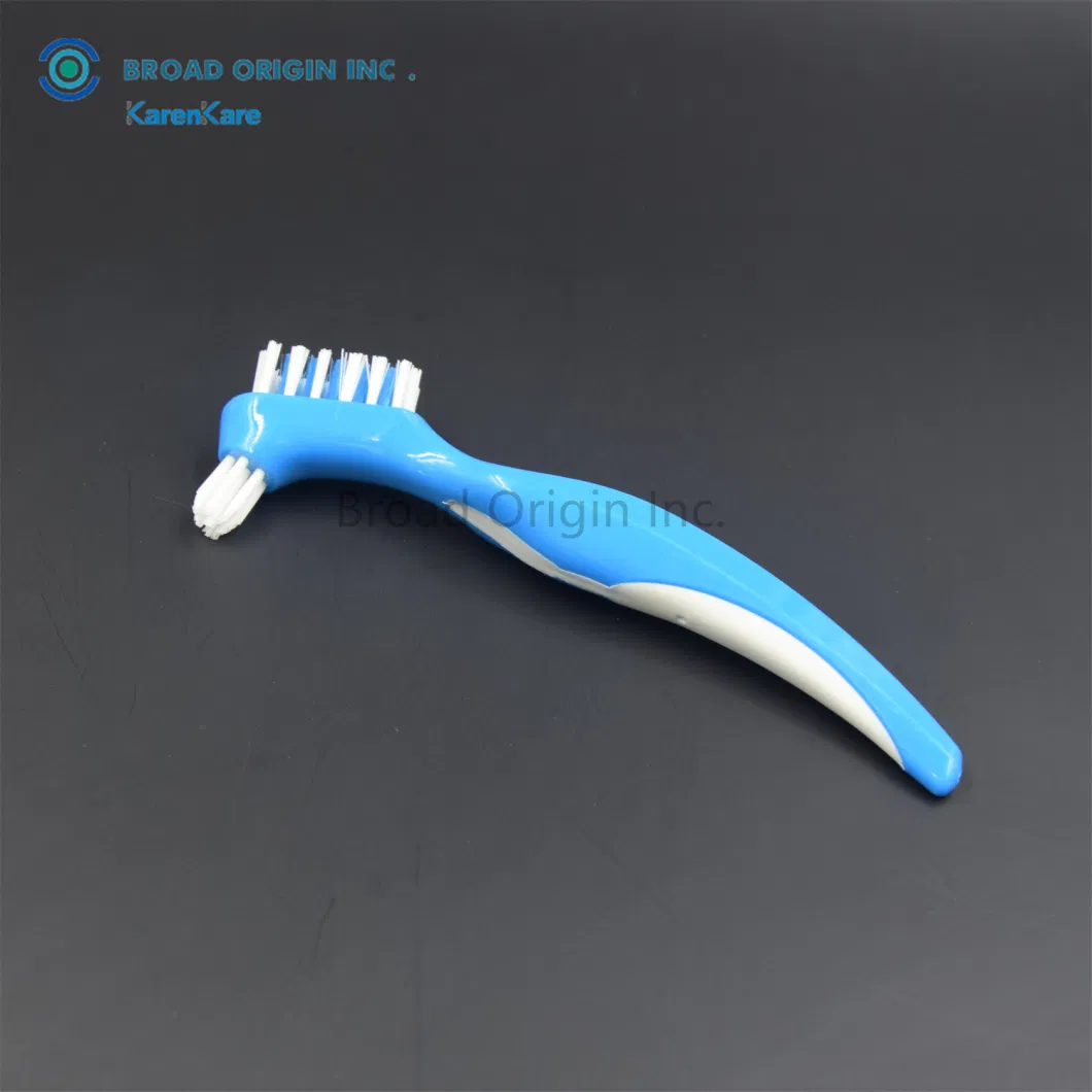 Factory Stock Cheap Dental Products False Teeth Retainer Cleaning Small Denture Cleaning Brush