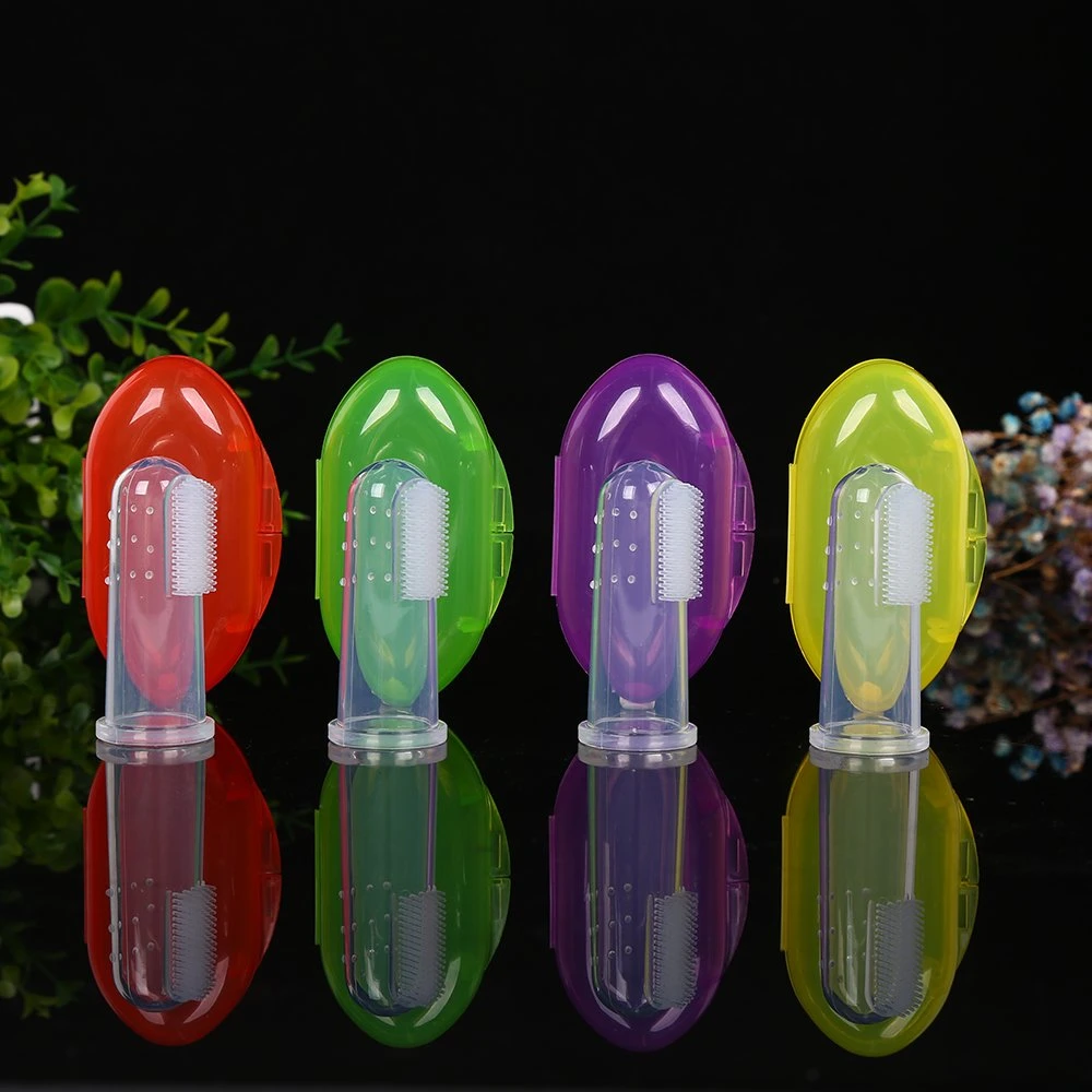 Hot Selling New Design BPA Free Baby Finger Toothbrush