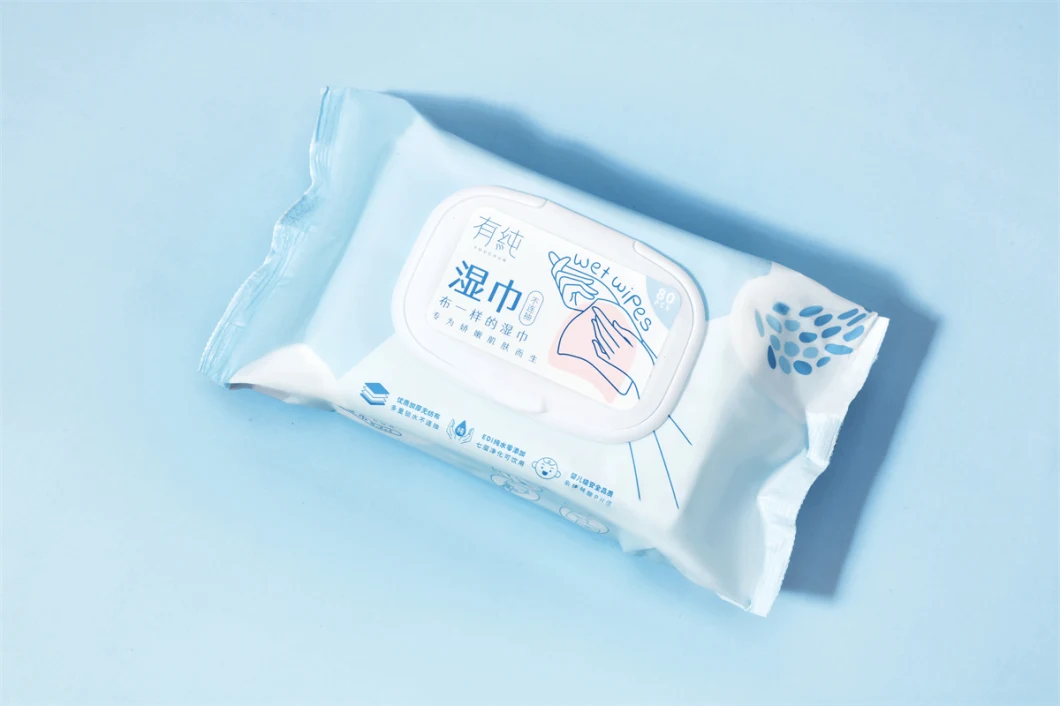 OEM Wholesale Alcohol-Free Mild Removable Tissue Disposable Wet Wipes for Baby