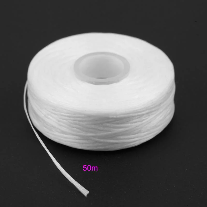 50m/Roll Dental Flosser Built-in Spool Wax Mint Flavored Europe Replacement Flat Wire Dental Floss