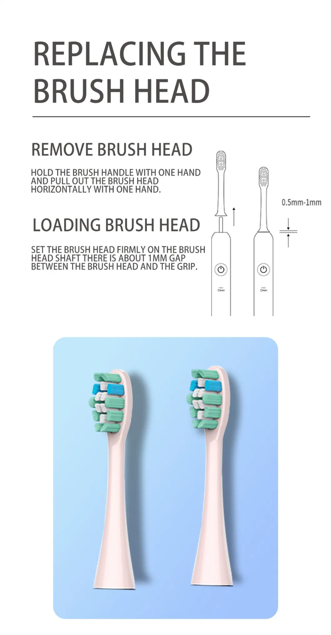 Replacement Electric Toothbrush Head for Superior Oral Care