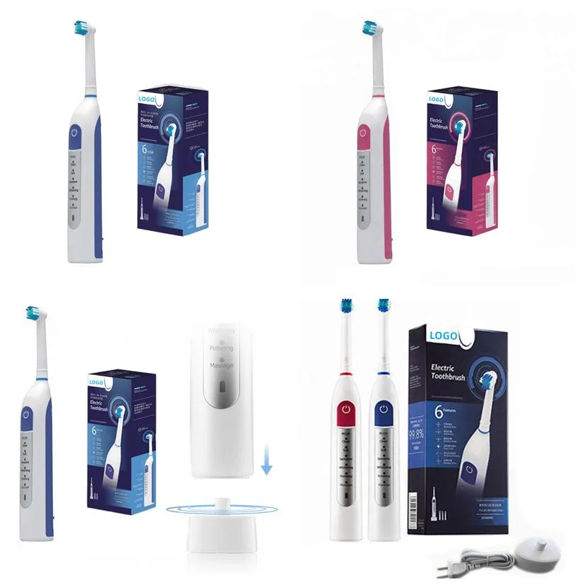 Six Clean Modes for Teeth Whitening Care Electric Rotating/Oscillating Toothbrush