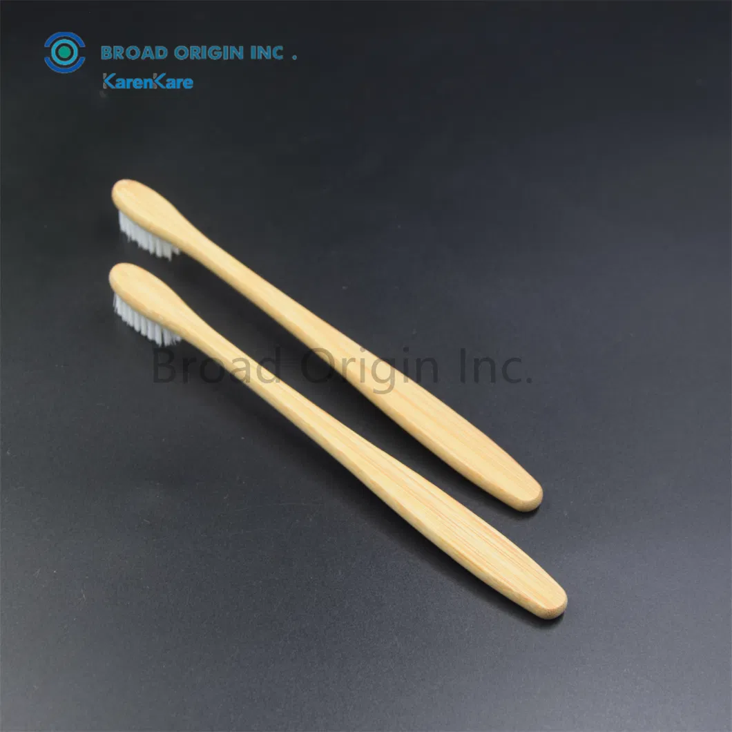 CE Eco-Friendly Natural Soft Colorful Bristle Bamboo Toothbrush Custom Logo