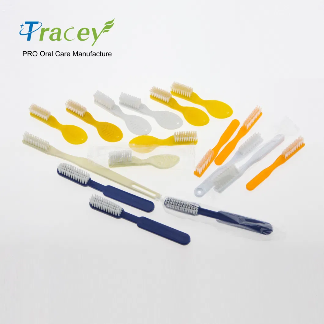 Safe Small Size Pocket Rubber Prison Toothbrush