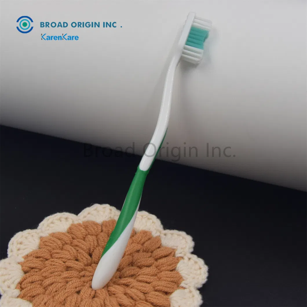 Premium Dental Care Adult Toothbrush More Function with Gum Massage and Tongue Cleaner