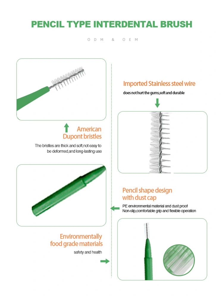 SJ Cheap Oral Care Spot Dental Interdental Type Cleaning Brush Interstitial brush Oral care Interdental Brush