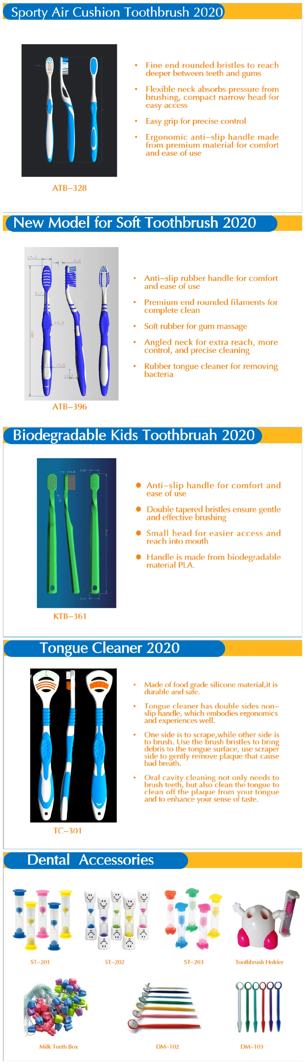 Infants Baby Kids/Children Teeth Soft Toothbrush