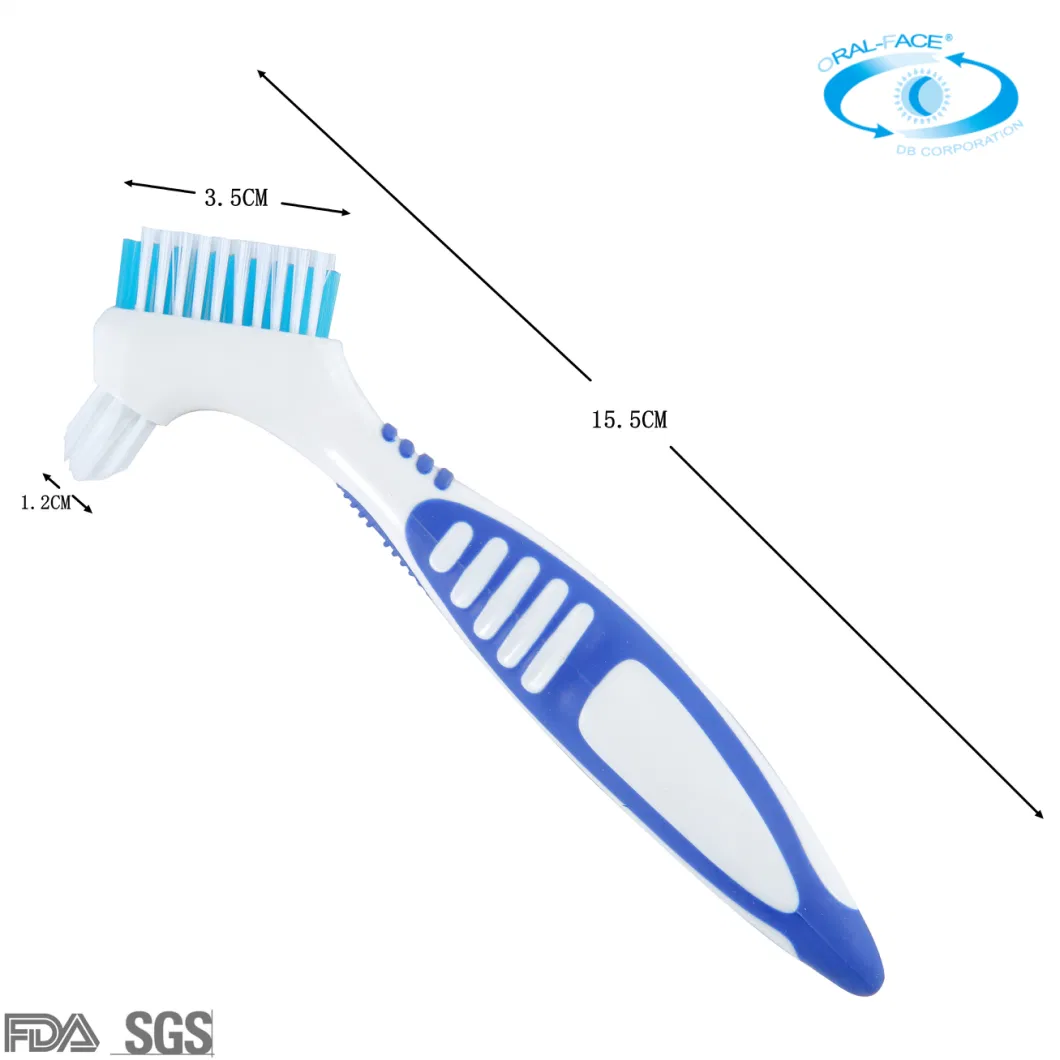 ISO FDA Approval Supplier for Denture Toothbrush Logo Print Available