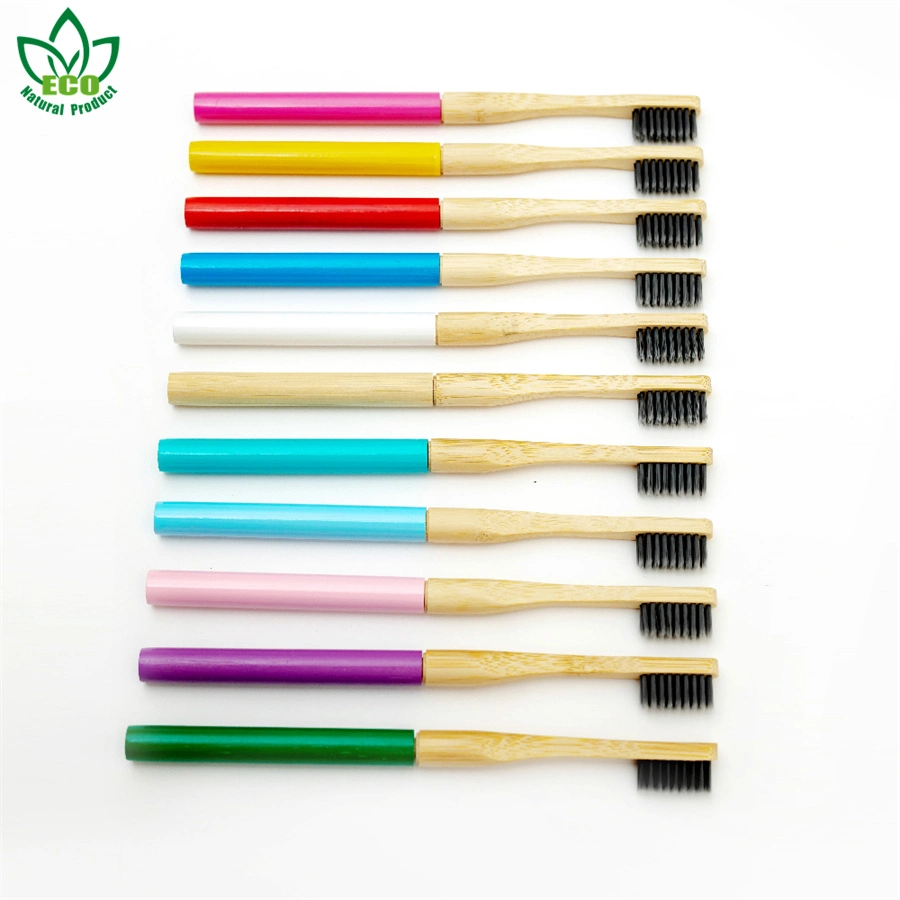 High Quality Renewable Organic Small Bamboo Toothbrush with Replaceable Head