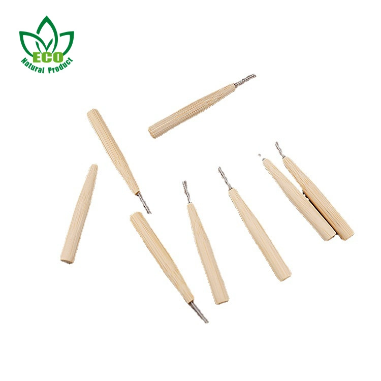 Biodegradable Cepillo Interdental Bamb Cepillo Dental Toothpicks Bamboo Brush