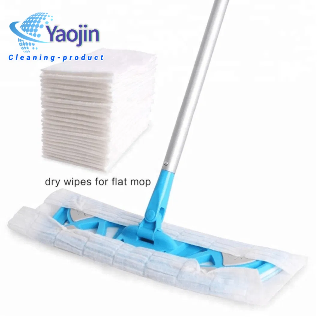 China 100% Polyester Disposable Non Woven Cleaning Wipe Dry Floor Cloth Floor Wet Wipes