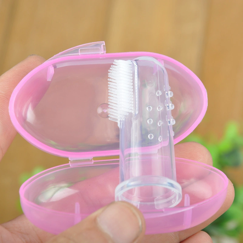 Hot Selling New Design BPA Free Baby Finger Toothbrush