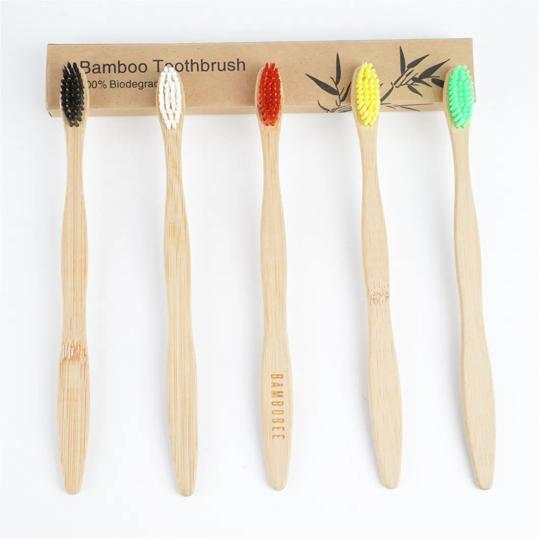 Charcoal Infused Eco-Friendly Bristles 100% Fsc Bamboo Toothbrush