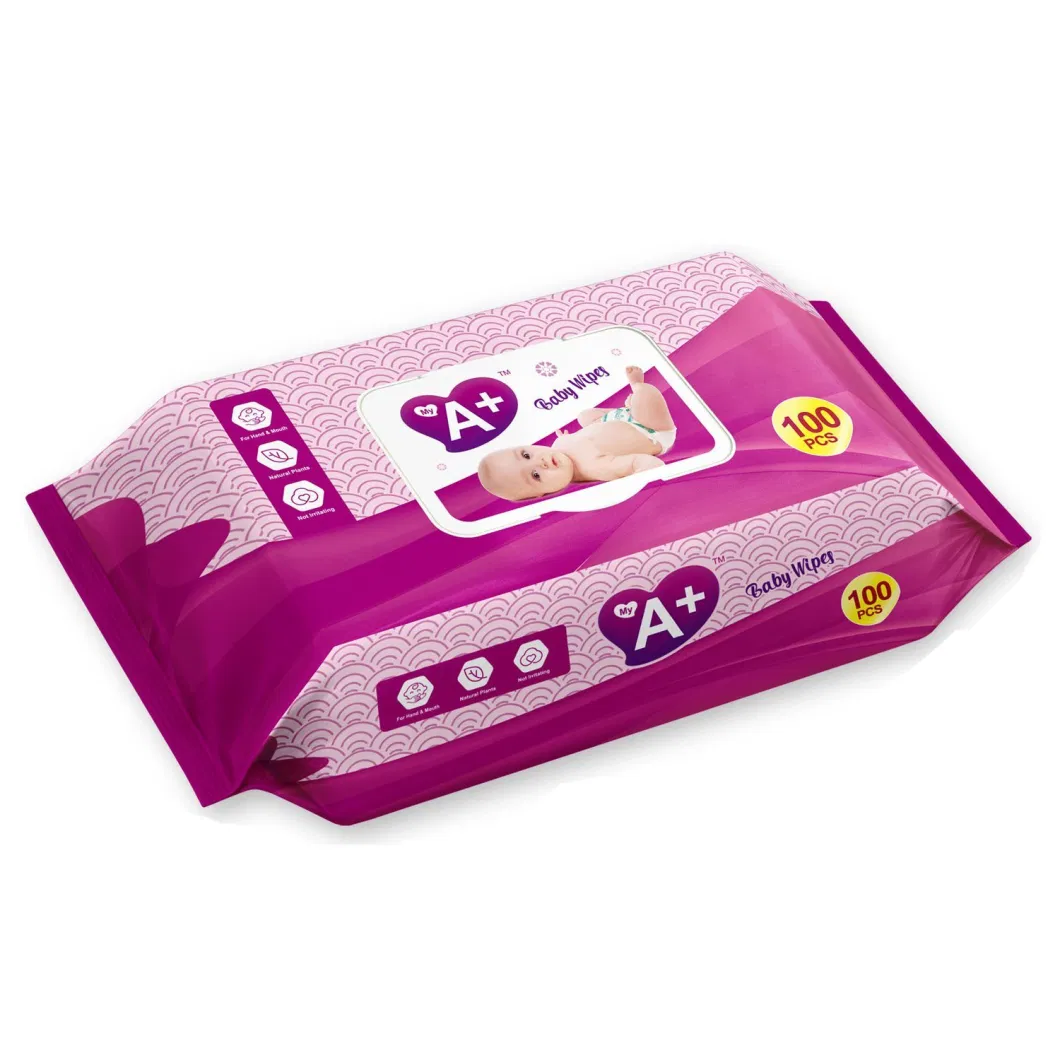 Alcohol Free Baby Wet Wipe Pure Water Non-Woven Baby Wipes