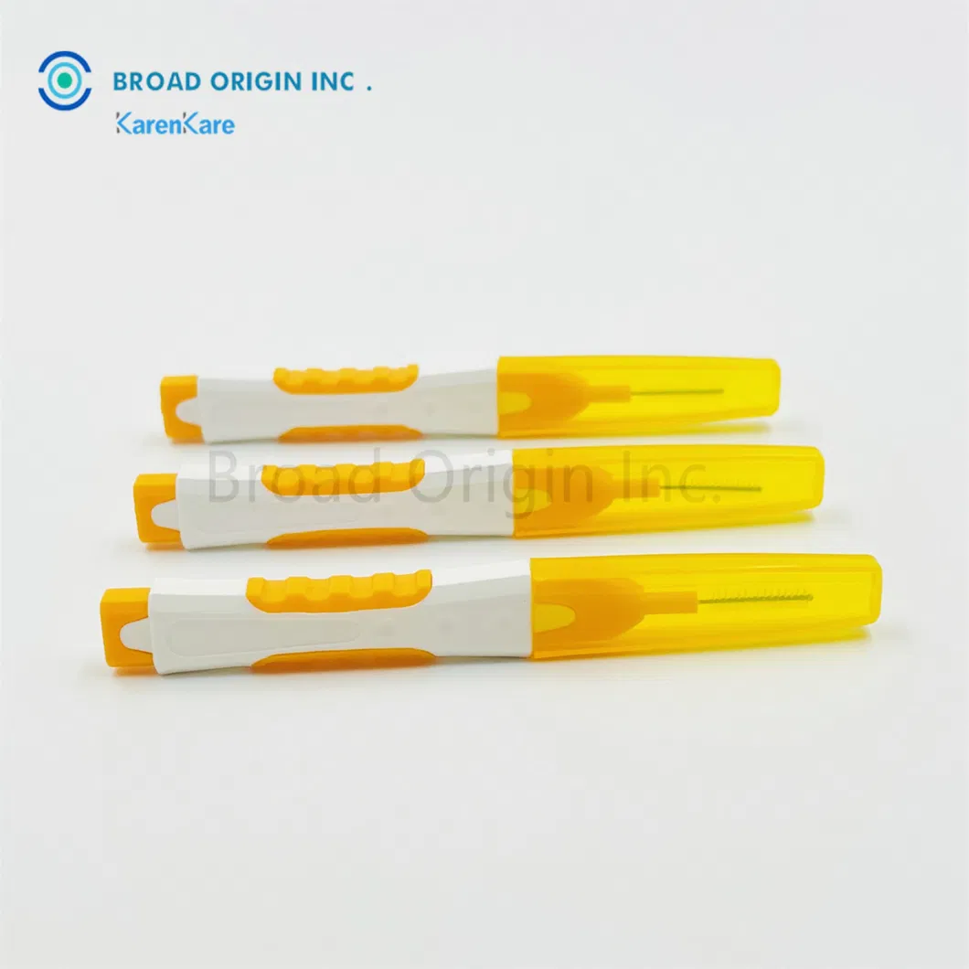 0.4mm Gum Care I Shape Wire Dental Toothpick Orthodontic Tooth Brush and Pick Interdental Brush