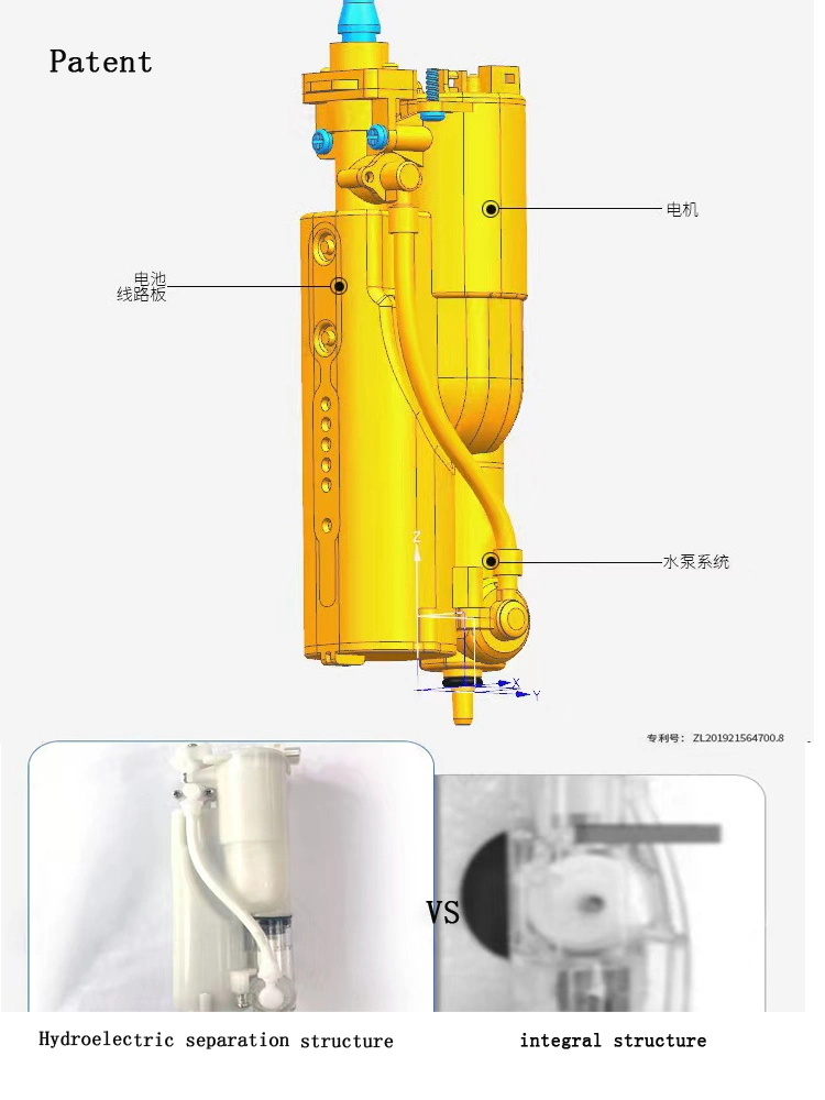 2000mAh 300ml Portable Electric Oral Irrigator High Quality Professional Whitening Water Floss Ipx7