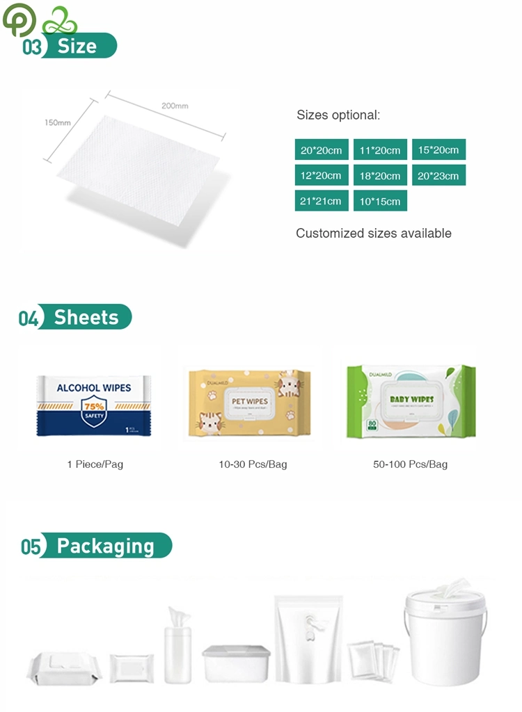 China Manufacturer ODM OEM The Best Neutrogena Makeup Remover Wipes Disposable Cleaning Cosmetic Wipes Price for Make up