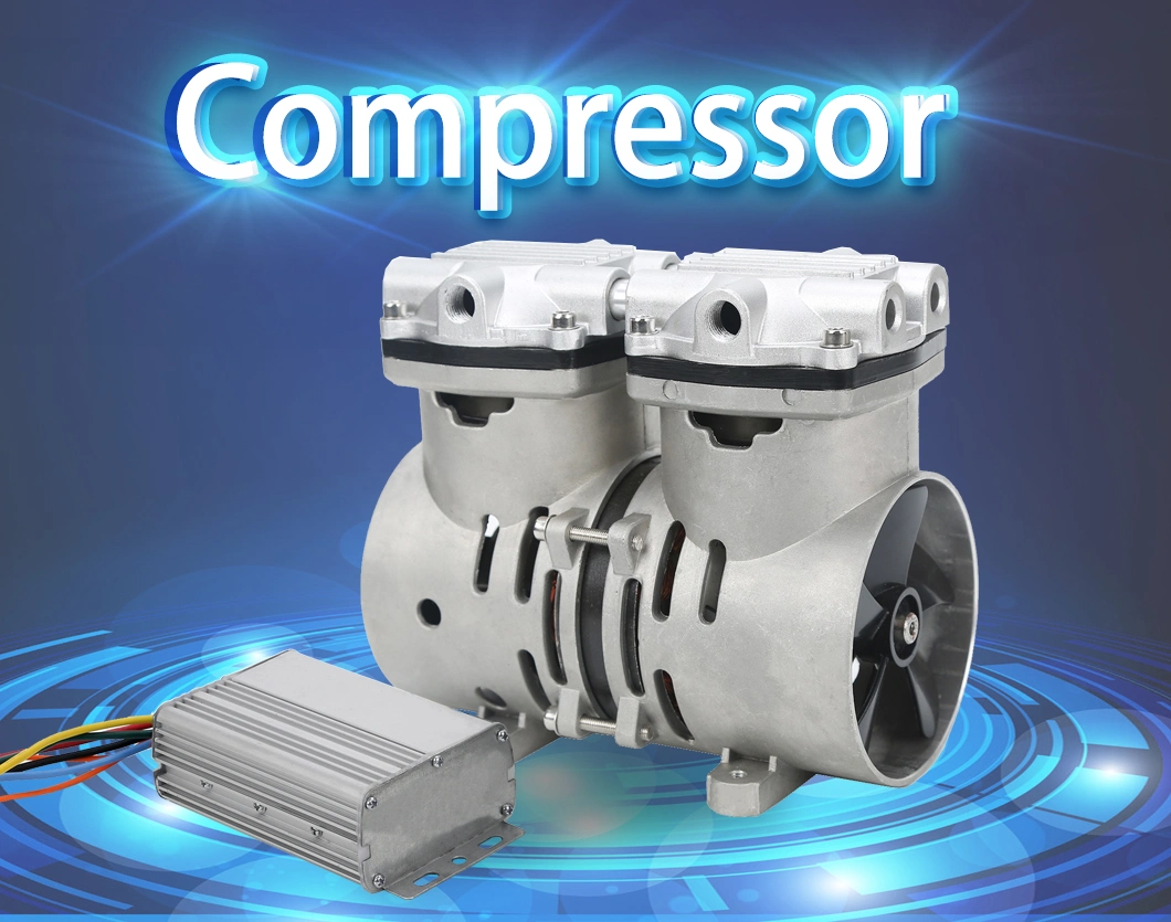 Compresseur Dair Sans Huile DC 8bar Equipamento M&eacute;dico De Desinfec&ccedil;&atilde;o Compressor De Ar Isento De &oacute;leo Port&aacute;til Pequeno Fio