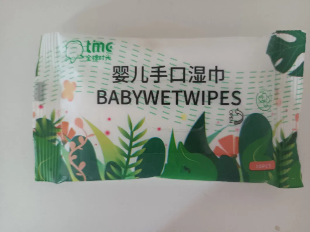 Hot Sale Private Label Baby Wet Wipes Organic Face Tissue Wipes to Clean Hands and Faces