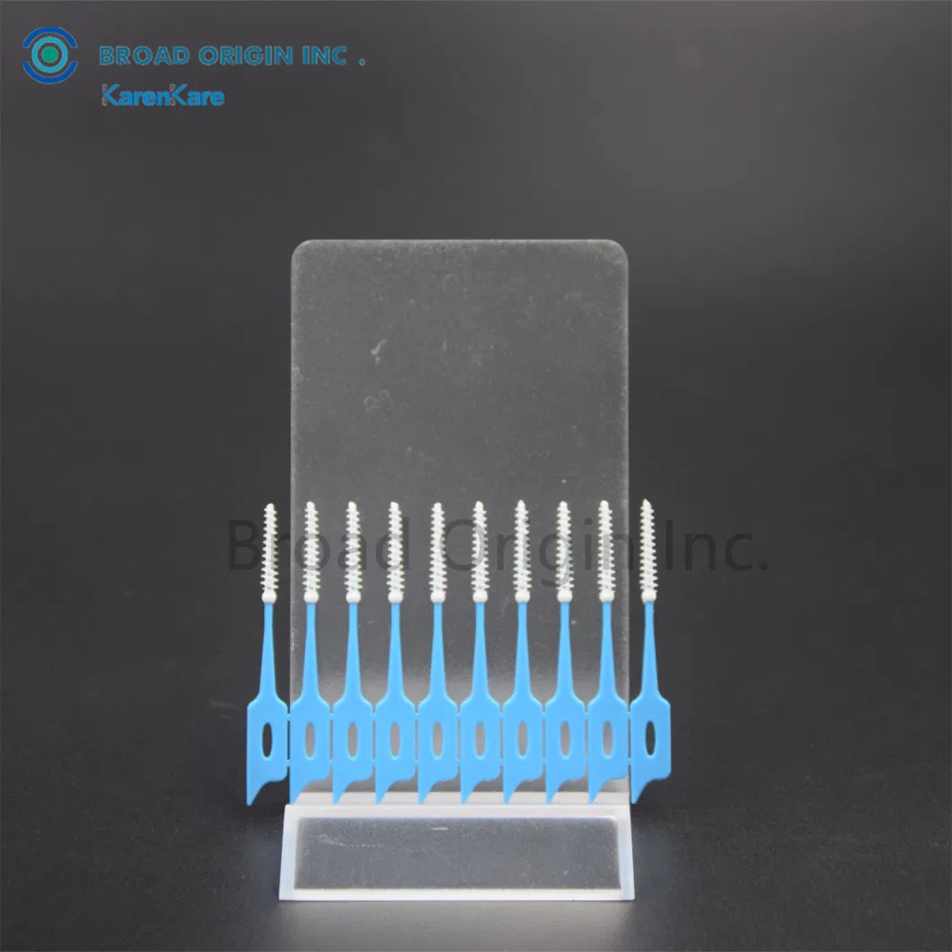 Eco Friendly Dental Orthodontics Bulk Tooth Teeth Toothpick TPR Rubber Soft Interdental Brush Picks Soft Picks