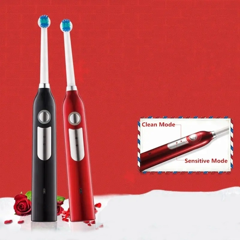 Teeth Clean Whitening Ipx7 Waterproof Rotating/Oscillating Adult Toothbrush Set