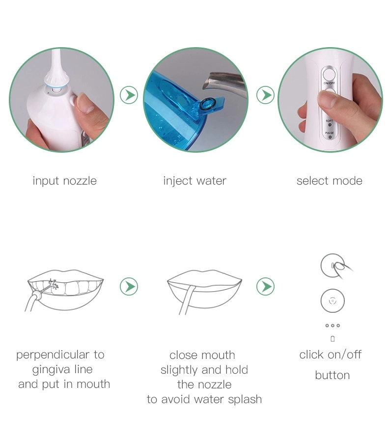 High Quality Portable Dental Oral Irrigator Water Flosser