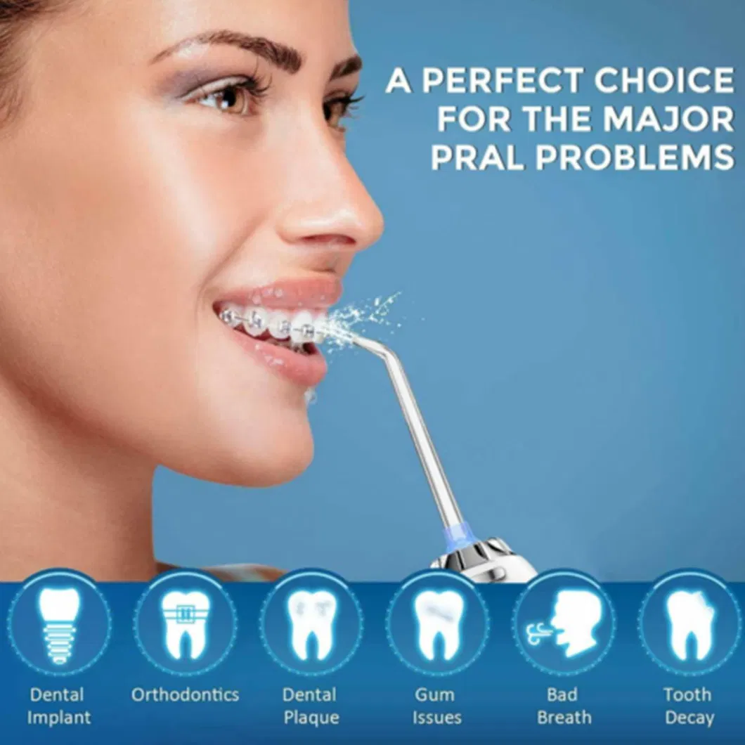 Waterpulse Home Use Water Flosser Oral Cleaner Irrigator Dental Water Jet for Teeth Cleaning