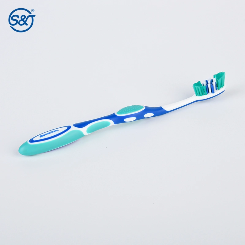 SJ Individually Wrapped Toothbrushes Medium Soft Bristle Tooth Brush Manual Disposable Travel Toothbrush For Adults Kids