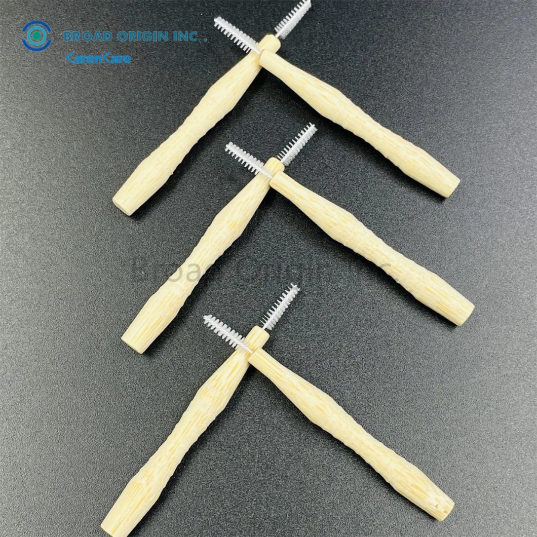 Eco Friendly Biodegradable Bamboo Toothpick Biodegradable Bamboo Interdental Brush