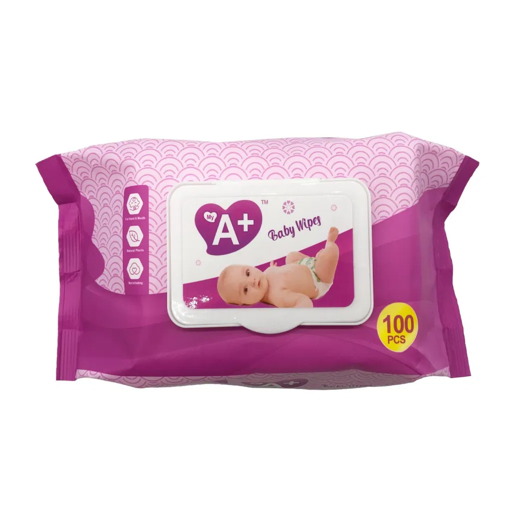 Alcohol Free Baby Wet Wipe Pure Water Non-Woven Baby Wipes