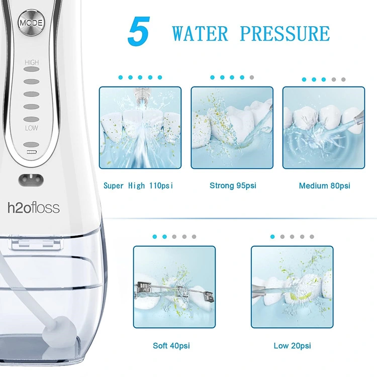 Water Dental Flosser Teeth Pick Dental Oral Irrigator IPX7 Teeth Cleaning Picks