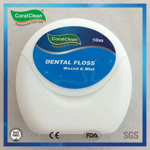 630d Fresh up Waxed Mint Nylon Dental Floss