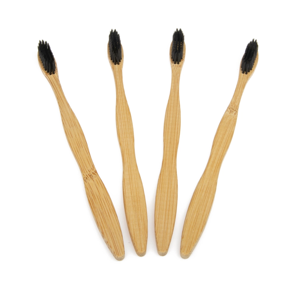 Pure Natural Wood Handle Wholesale Soft Brush High Quality Customized Bamboo Toothbrush