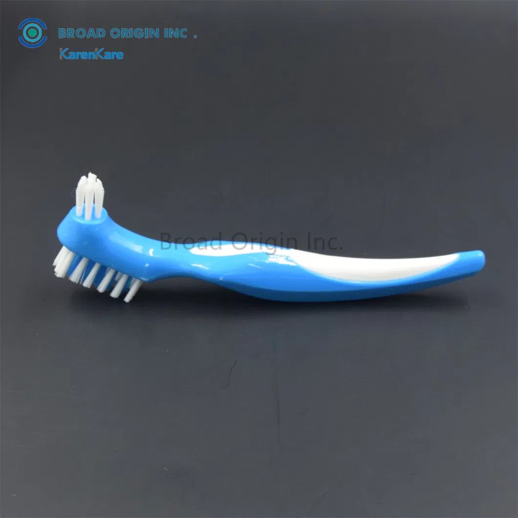 Factory Stock Cheap Dental Products False Teeth Retainer Cleaning Small Denture Cleaning Brush