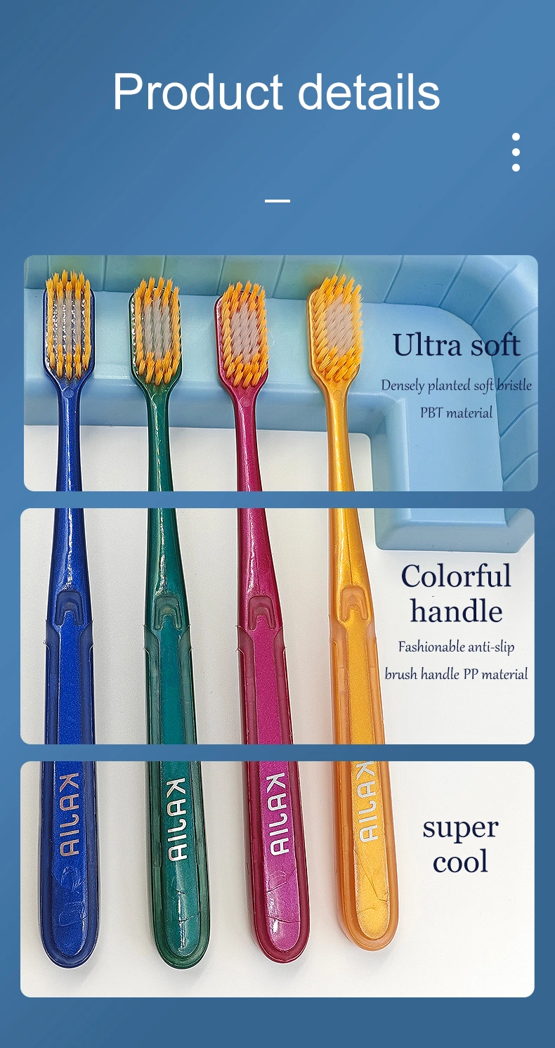 Special Offer Small Head Customized Color Cheap Adult Toothbrush Bristles Toothbrush